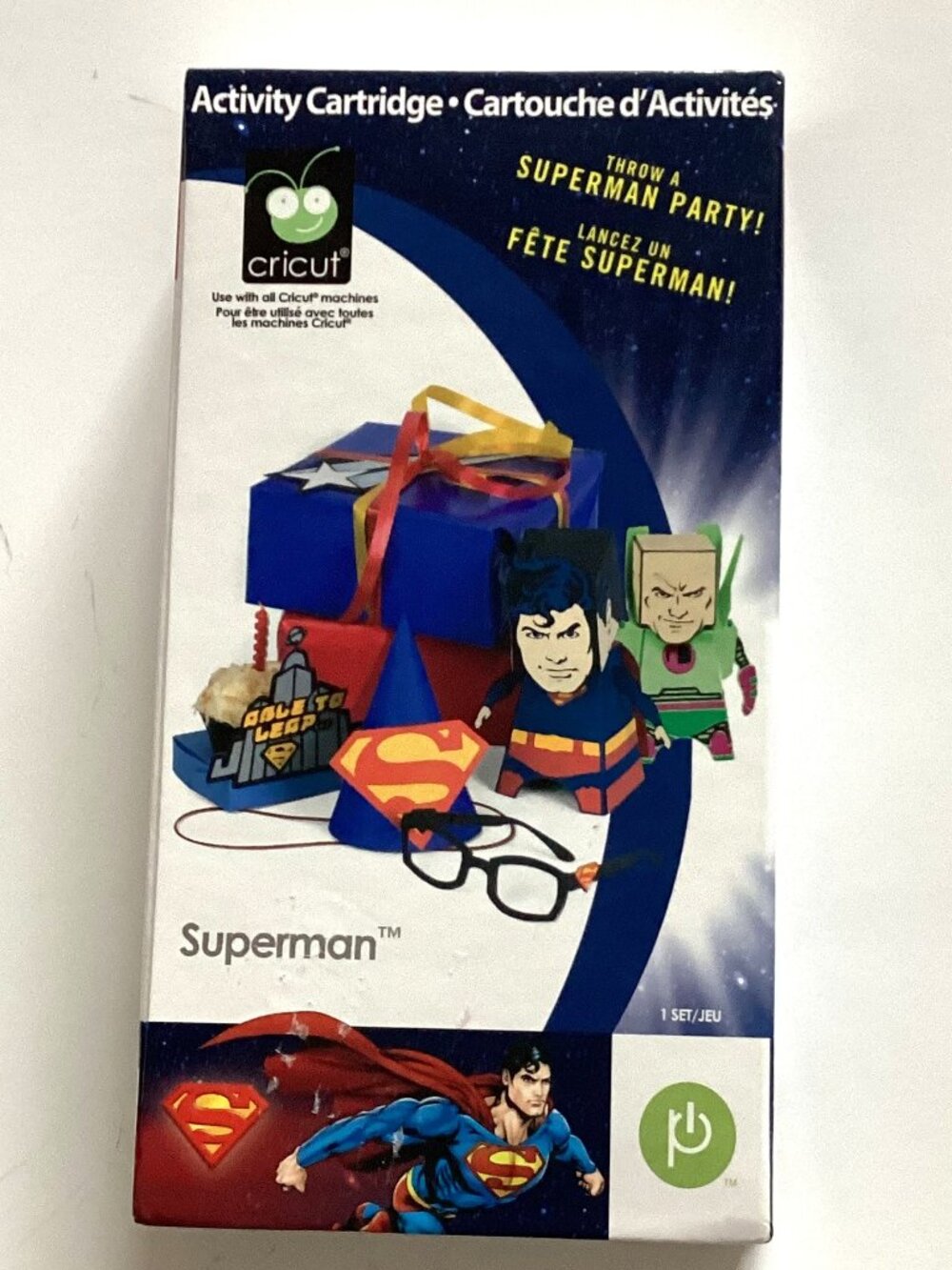 Cricut Activity Shapes Throw a Superman Party 2008 Scrapbook Crafting